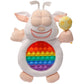 Booba Pop Sensory Plush Doll - Two in One - Fidget and Plush Toy Show Booba Cute, Soft, Stuffed Plush Plush Doll for Kids - Officially Licensed