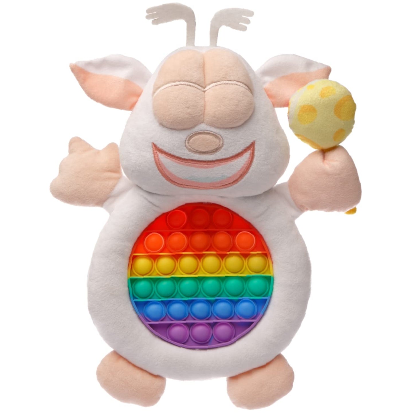 Booba Pop Sensory Plush Doll - Two in One - Fidget and Plush Toy Show Booba Cute, Soft, Stuffed Plush Plush Doll for Kids - Officially Licensed