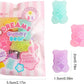 5Pcs Cute Erasers for Kids - Colorful Gummy Bear Cabochons, Erasers Animals, Interactive Eraser Pets, Cartoon Bear Pencil Erasers, Stationery Supplies