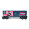 Whittle Shortline Railroad 250th Anniversary “Minuteman” Wooden Train Car - Revolutionary War Commemorative Wooden Railway Car, Compatible with Major