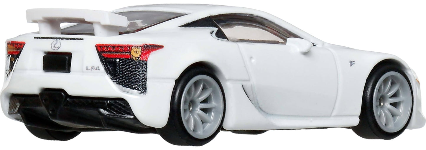 Hot Wheels Premium Car Culture Collectible Toy Car, 1:64 Scale Die-Cast Lexus LFA, Timeless Icons Vehicle with Real Riders Tires