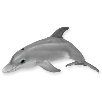 Real Planet 34" Dolphin Plush - Realistic Gray Dolphin Stuffed Animal, Cute Stuff Plush Animals Gift for Kids, Giant Stuffed Animals for Girls Pillows