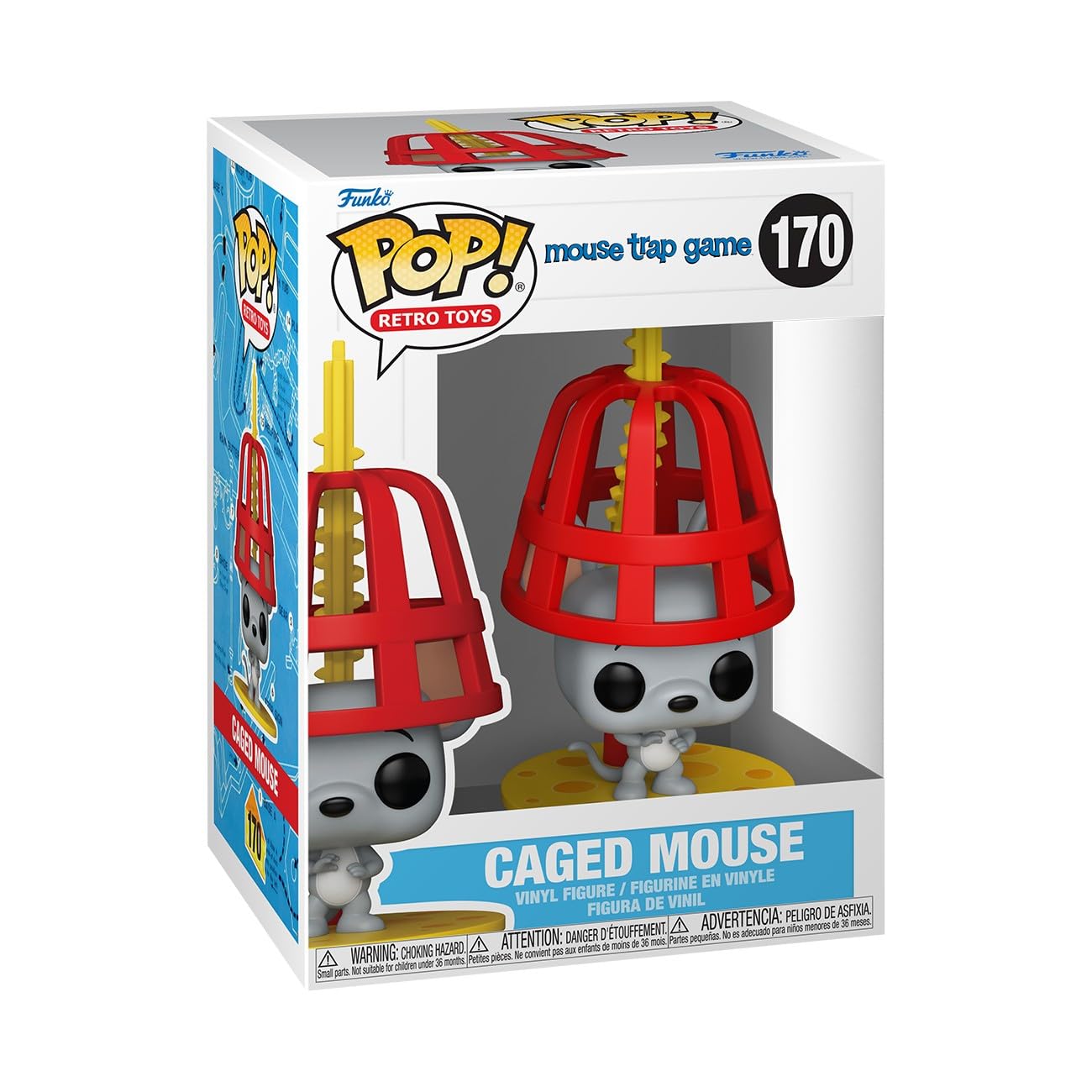 Funko Pop! Games: Mouse Trap - Caged Mouse - Collectable Vinyl Figure - Gift Idea - Official Merchandise - Toys for Kids & Adults - Hasbro Fans
