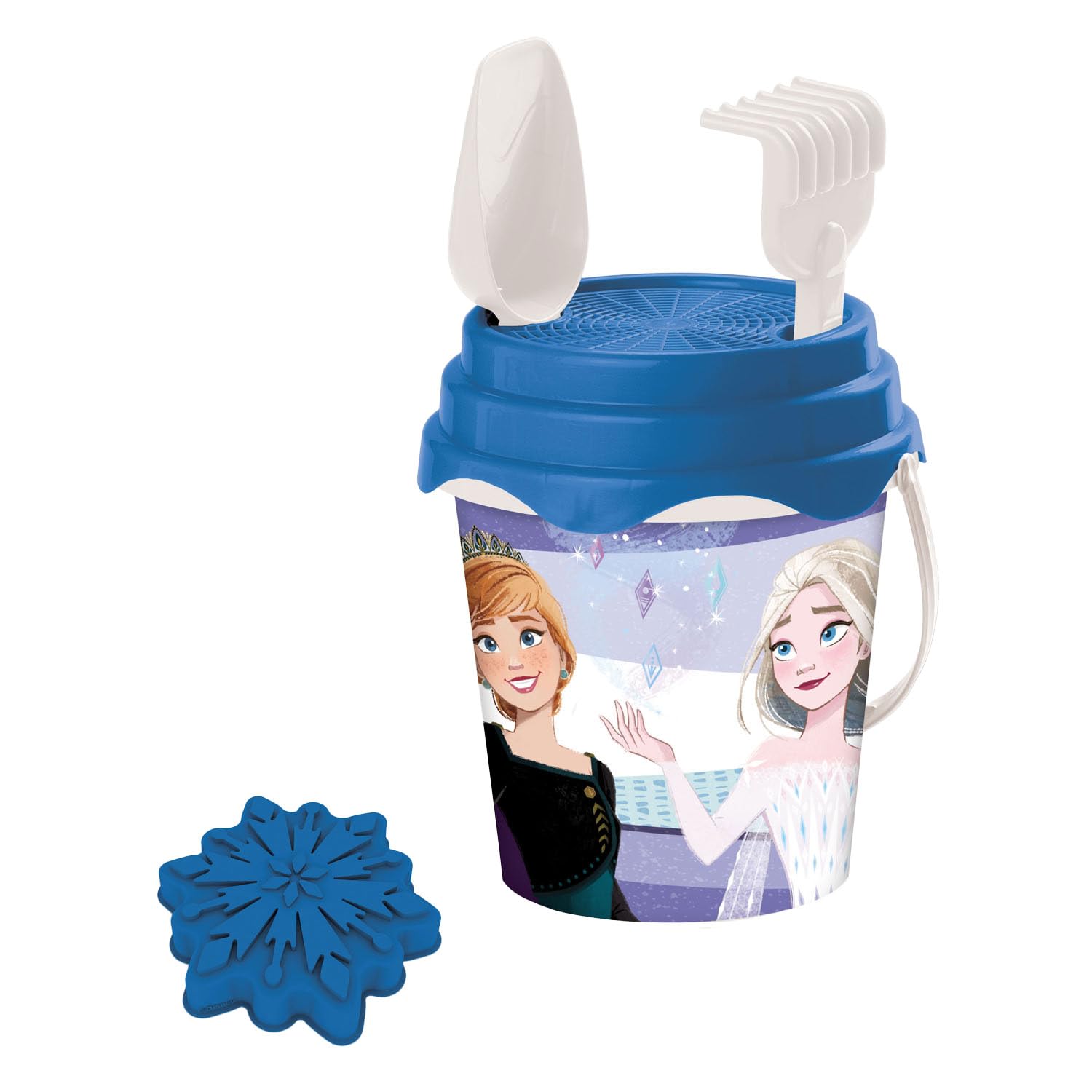 Mondo 28194 Disney Princess Beach Games - Frozen Bucket, Blue, Standard