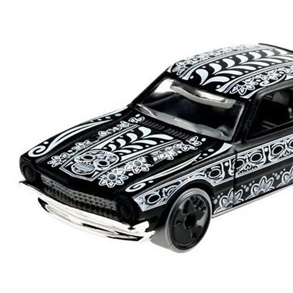 Hot Wheels '71 Maverick Grabber Halloween 1:64 Scale Car, Black, 2" x 3" x 1.5"