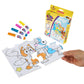 Crayola Color & Erase Bluey Puzzle Set, 12 Color in Puzzle Pieces, Reusable, Double Sided Kids Puzzle, Bluey Gift for Kids, 3+