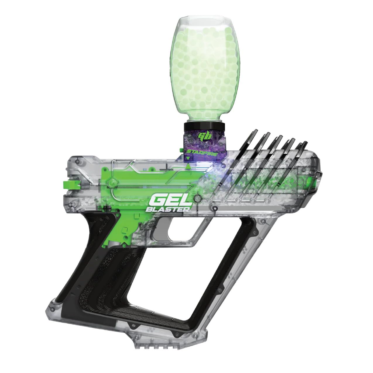 Gel Blaster Surge 2 with Built-in Starfire Glow Activator - Upgraded GelBlaster Toy with 100+ Foot Range - Semi & Full Auto Modes - Built in Glow in