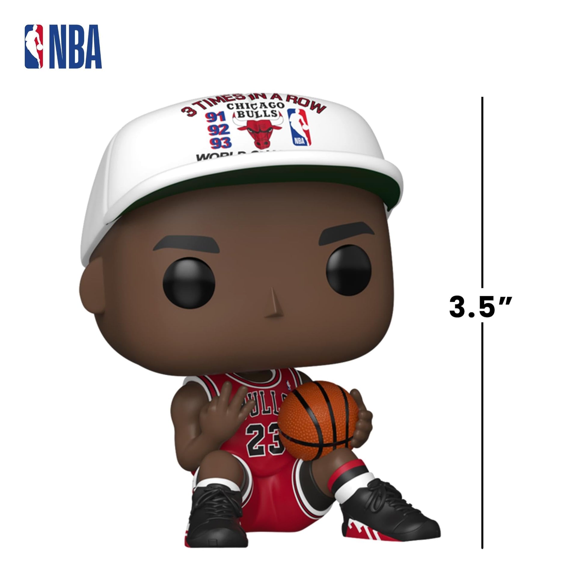 Funko Pop! NBA: Bulls - Michael Jordan - 3X in a Row - Collectable Vinyl Figure - Gift Idea - Official Merchandise - Toys for Kids & Adults - Sports