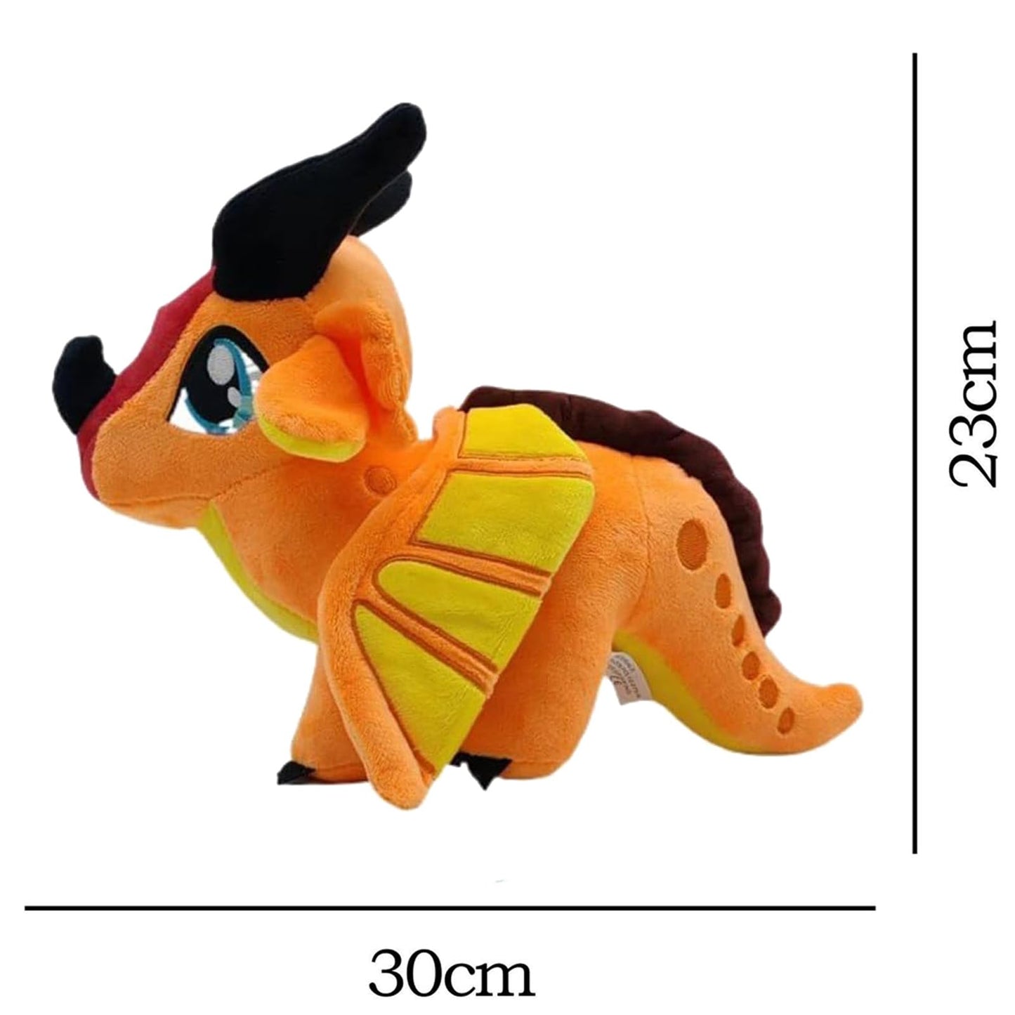 TOLLION Cuddly Soft Plush Wings Dragon Plush Toy Dragon Stuffed Animals Pterosaur Plush Flying Dragon Pillow Plushies Gifts for Fans Adults Kids Boys