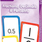 Teacher Created Resources Fractions, Decimals & Percents Flash Cards (EP62098)