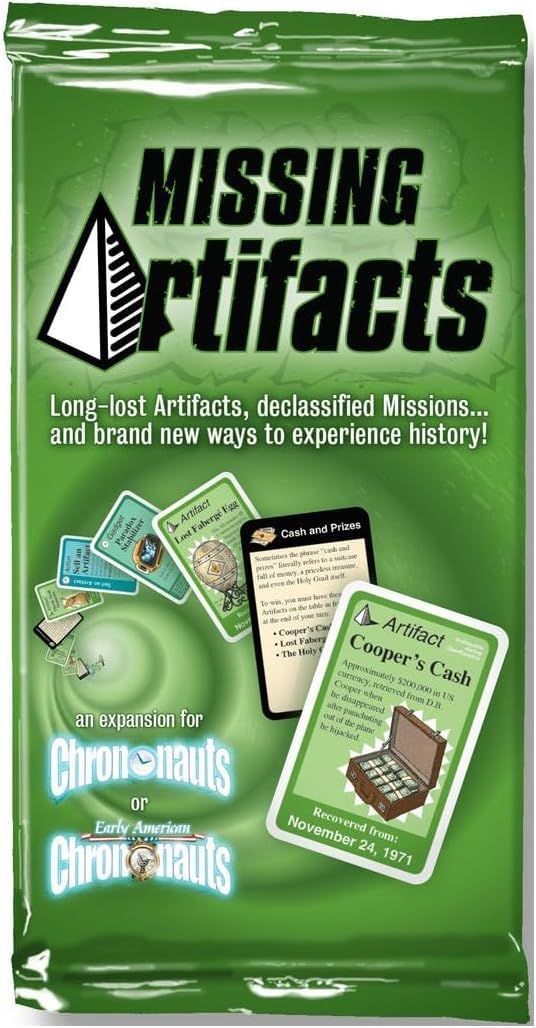 Looney Labs Chrononauts Missing Artifacts Expansion Pack - Discover Long-Lost Artifacts