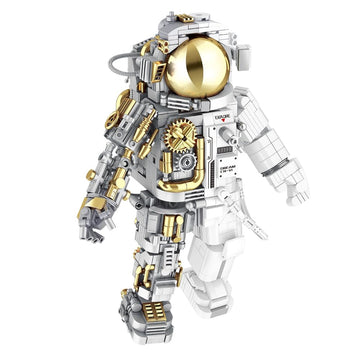 Space Astronaut Building Block for Boy 12+, STEM Toy Model Kit for Adults & Teens, LEGO-Compatible Collectible, Creative DIY Project Great Gift