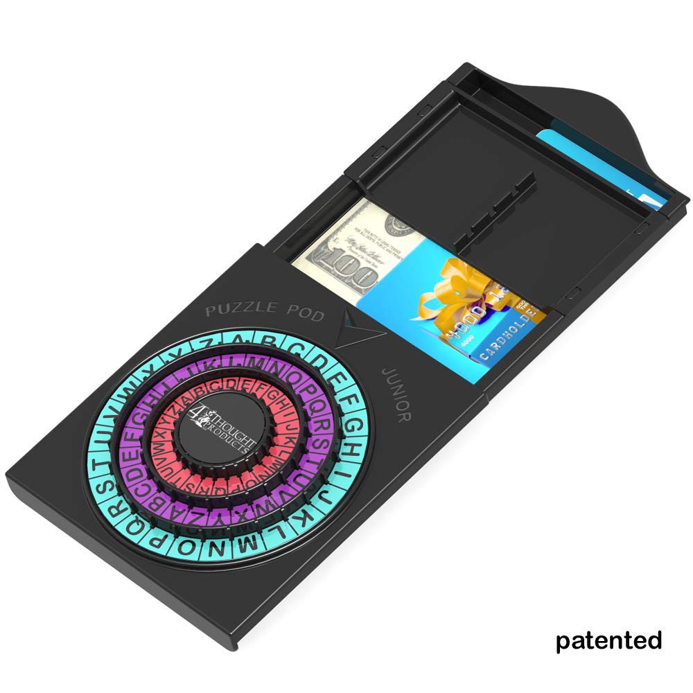 Puzzle Pod Junior - Gift Card Puzzle Box, Cash and Gift Card Holder, Brain Teaser Money Puzzle