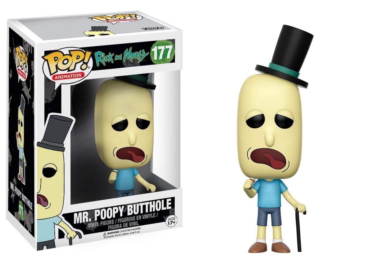 Funko POP Animation Rick and Morty Mr. Poopy Butthole Action Figure