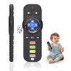 MISSLILI Teething Toy for Babies 3-6-12 Months, Silicone Baby Rattles Teether, Teething Relief Infant Toddles TV Remote Control Teether for 0-24