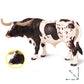 FLORMOON Animal Figures Realistic Texas Longhorn Bull Plastic Early Educational Toys Cupcake Topper Party Gift for Kids 3+ Year Old(Male)