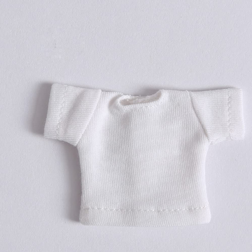 XiDonDon Short Sleeve T-Shirt for ob11,Molly,Body9,Gsc,1/12bjd Doll Clothes Toys Accessories (White)