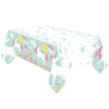 Amscan 571929 Magical Unicorn Birthday, Table Cover, 54" x 96", 1 piece