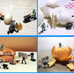NWFashion 25 PCS 1:87 Scales Painted Worker Figures for Miniature Dollhouse Railway Train