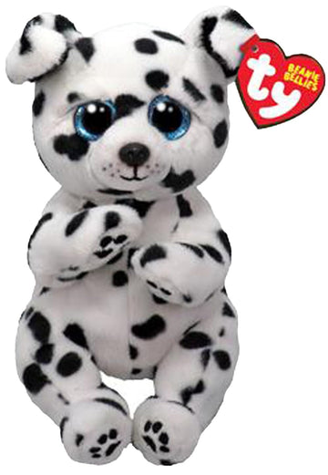 Ty Beanie Bellie Rowdy - Dalmation Dog - 6"", White/Black