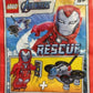 LEGO Marvel Super Heroes: Avengers: Iron Rescue Minifigure (Pepper Potts) in Red Armor with Drone