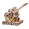 URFunModel 3D Wooden Puzzle for Adults, Mechanical Transmission Guitar Music Box Wooden Model Kit to Build, 150PCS DIY Assembly Steampunk Puzzle Craft