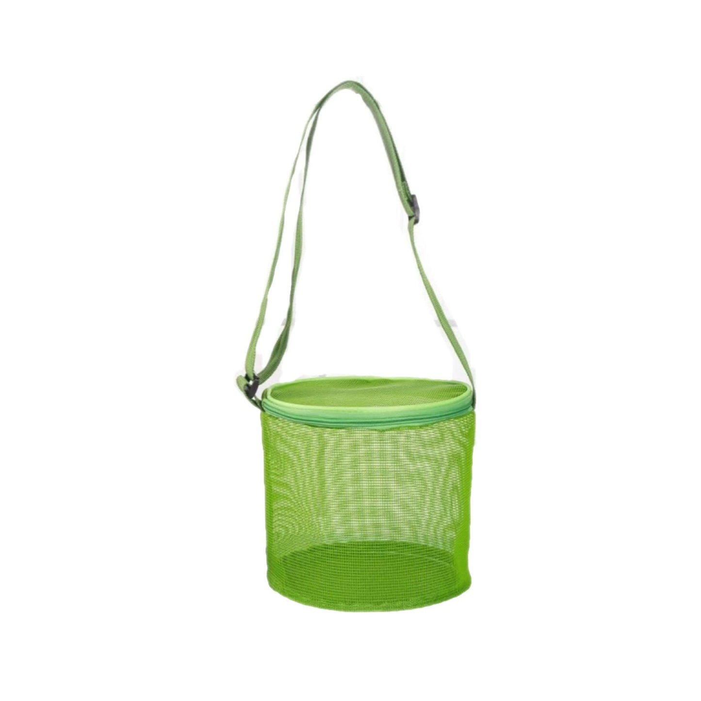CDLV 4 Pack Beach Bags for Kids, Beach Mesh Shell Bag with Adjustable Straps and Zipper for Picking Up Shells Beach Toys