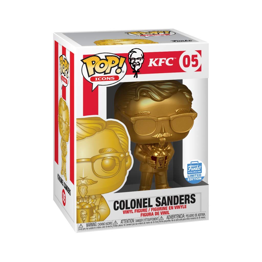 Funko POP! Icons: Colonel Sanders #05 (Gold, Shop Exclusive