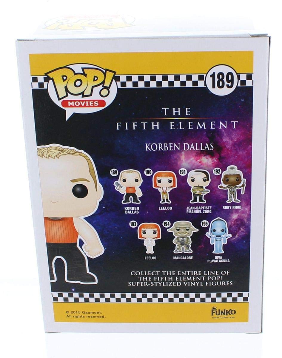 FunKo POP Movies: The Fifth Element - Korben Dallas Toy Figure