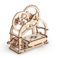 Ugears Mechanical Etui 3D Puzzle, Wooden Building Blocks, Decorative Desktop Business Card Holder, Brain Teaser Game for Teens and Adults
