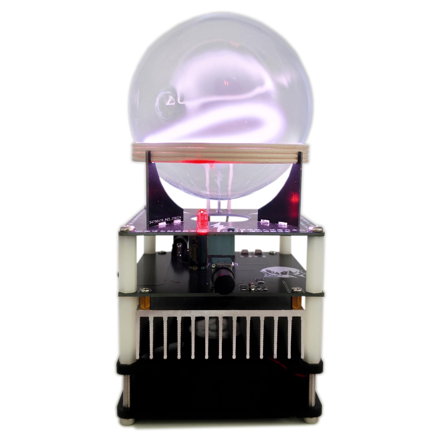 Vastarry Tesla Coil Arc Light Dynamic Plasma Ring Science Experiment Gadget Geek Collectible Party Light Decor