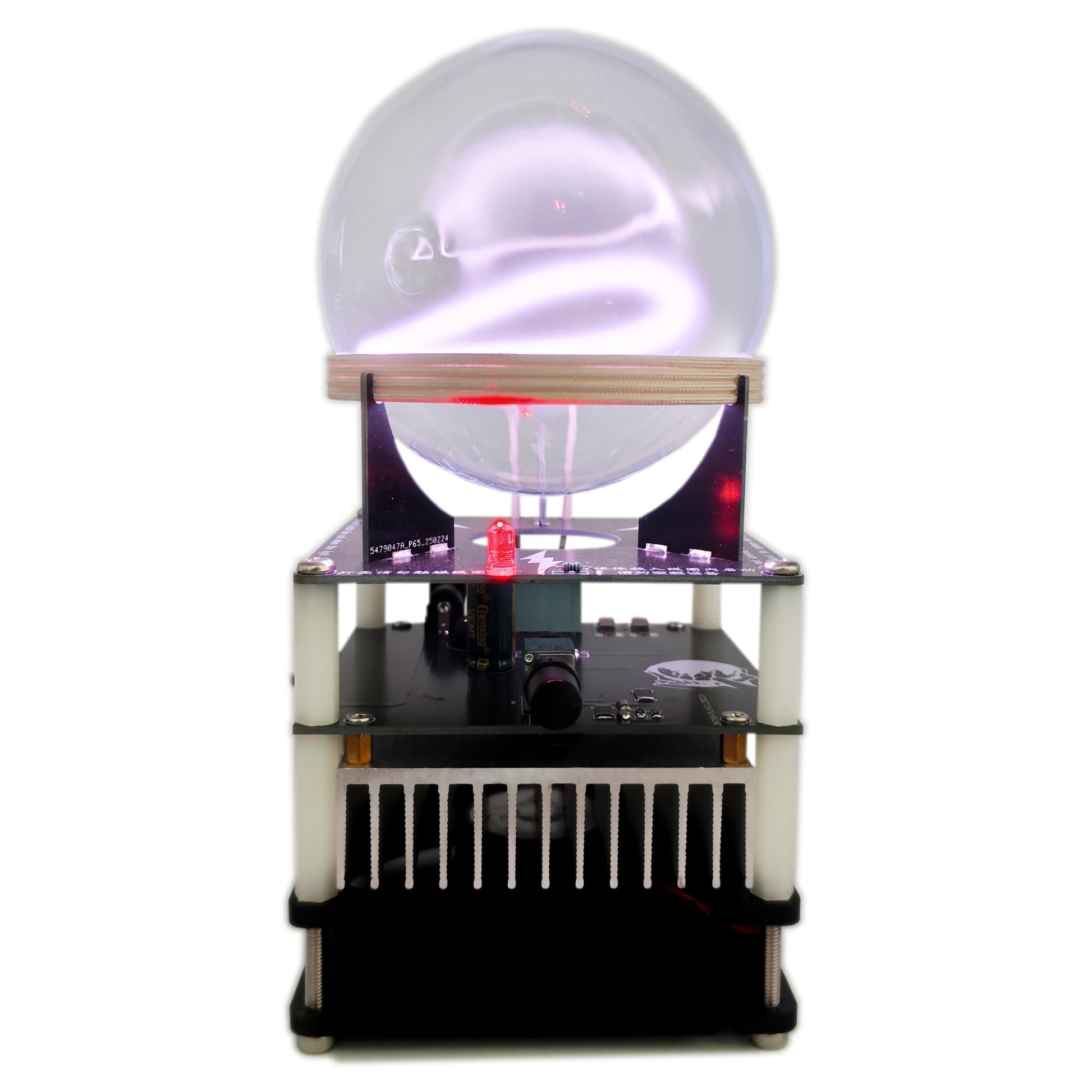 Vastarry Tesla Coil Arc Light Dynamic Plasma Ring Science Experiment Gadget Geek Collectible Party Light Decor