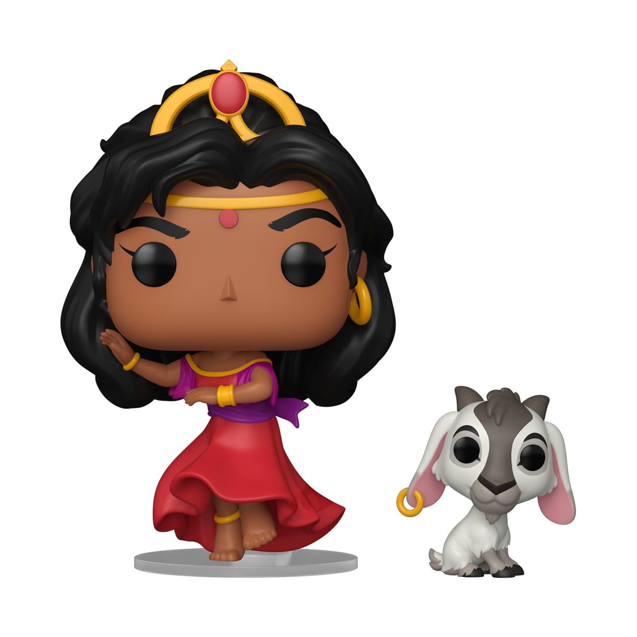 Funko Pop! & Buddy: Hunchback of Notre Dame - Esmeralda and Djali - Collectable Vinyl Figure - Gift Idea - Official Merchandise - Toys for Kids &