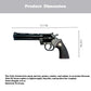 Colt Python Foam Replica Revolver - 11.5” PU Foam Cosplay Prop - Iconic Snake Gun from Movies, Games & Anime Halloween Collections (Black)
