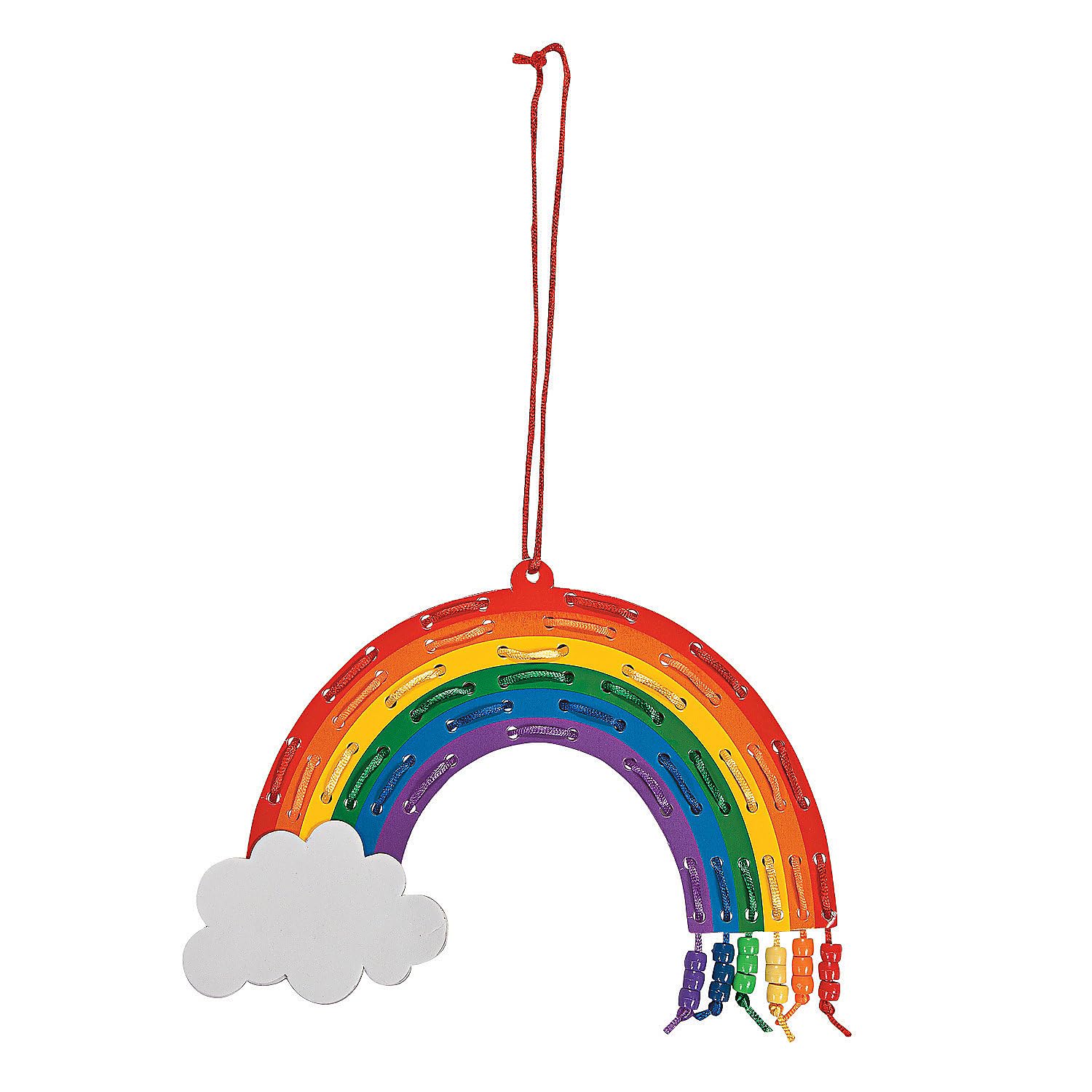 Rainbow Lacing Craft Kit - Crafts for Kids and Fun Home Activities