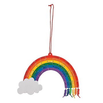 Rainbow Lacing Craft Kit - Crafts for Kids and Fun Home Activities