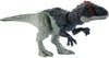 Mattel Jurassic World Wild Roar Dinosaur Toy with Sound & Attack Move, Eocarcharia Posable Action Figure Includes Digital Play, 11 inches Long