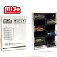 MiJo Exclusives Showcase Wall Mount 1:64 12 Cars 10.03" x 3.03" x 13.62" Black - MJ10012BK