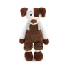 JamieCare 12" Irresistibly Soft Dog Plush Stuffed Animal Figure in Charming Corduroy Overalls - A Delightful Plush Collection Machine Washable Toys