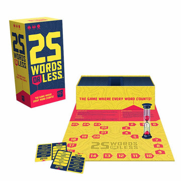 USAOPOLY 25 Words or Less | Fast-Paced Word/Friends & Family Board Game | Based on Popular TV Game Show with Meredith Vieira