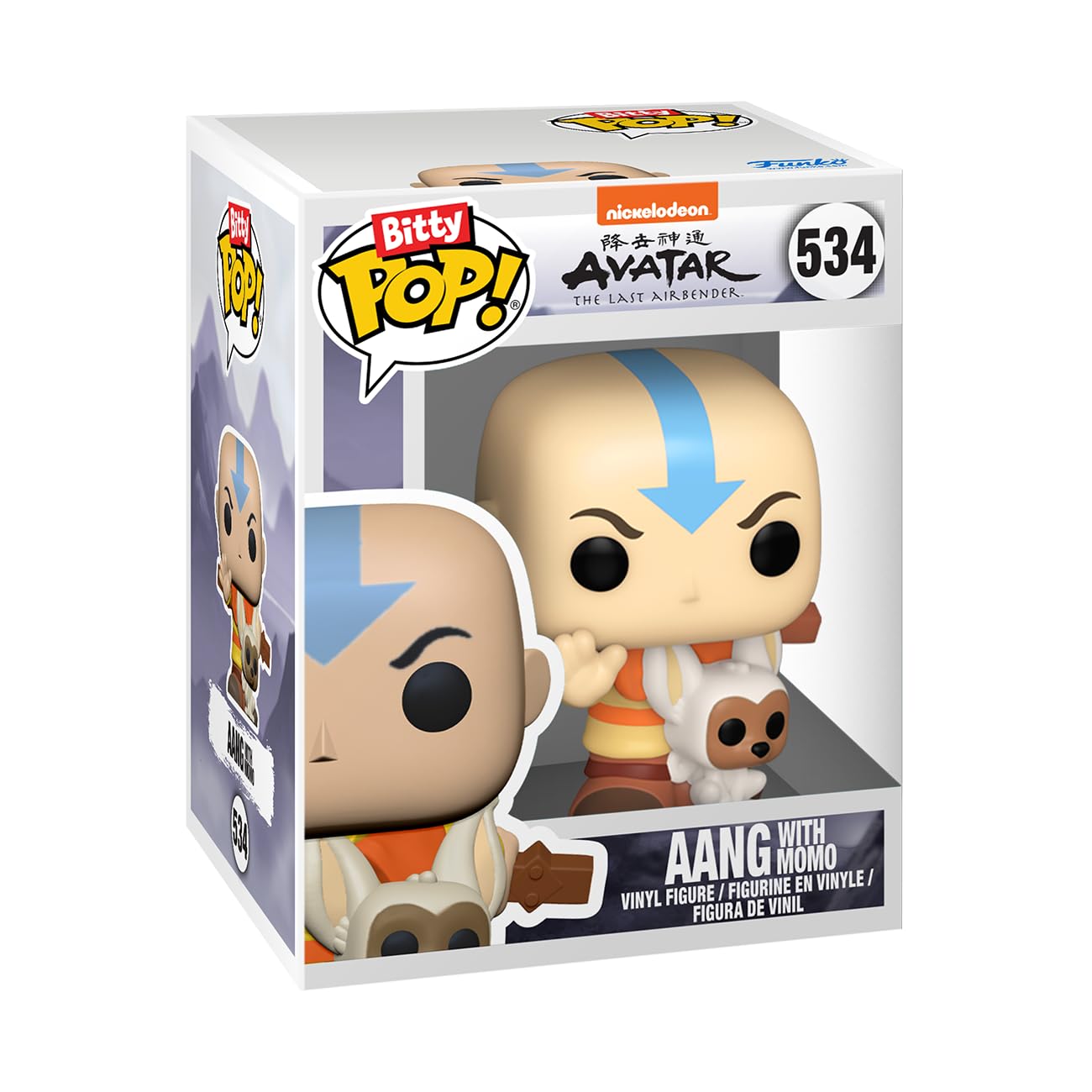 Funko Bitty POP! 4 Pack: Avatar: The Last Airbender - Aang with Momo, Appa