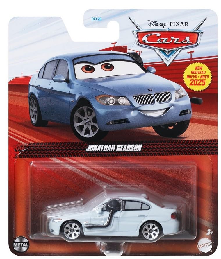 Hot Wheels Monster Trucks Pixar Cars Jonathan Gearson, Metal 1:55 Scale