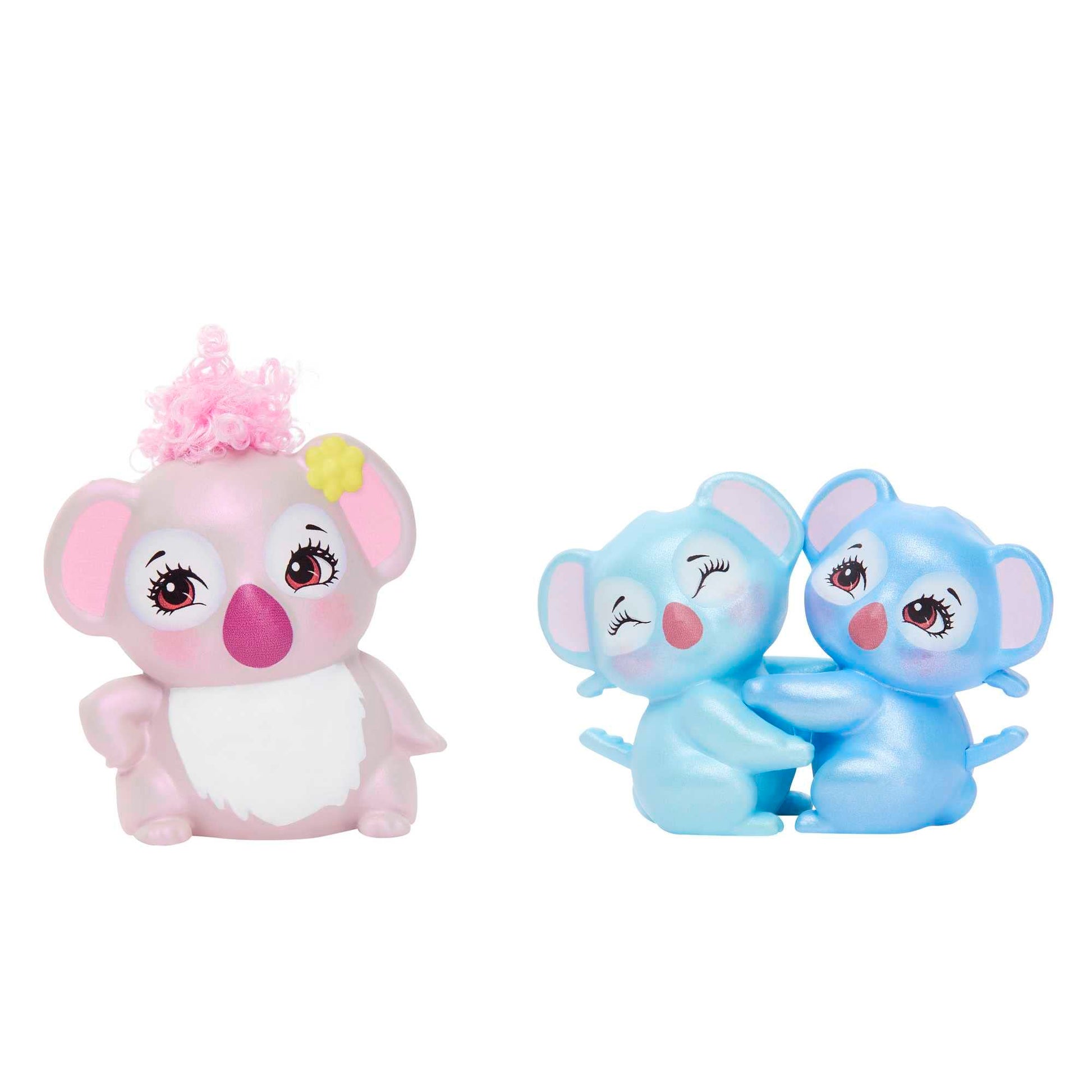Enchantimals -Dolls, Glam Party Karalee Koala Doll, Animal Friend Bloke and 2 Buddy Figures, Small Doll with Removable Skirt and Accessories, Gift