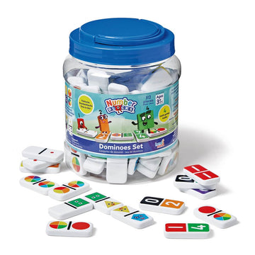 hand2mind Numberblocks Dominoes Set, Dominos for Kids, Domino & Tile Games, Toddler Matching Game, Counting Toys, Montessori Math Materials