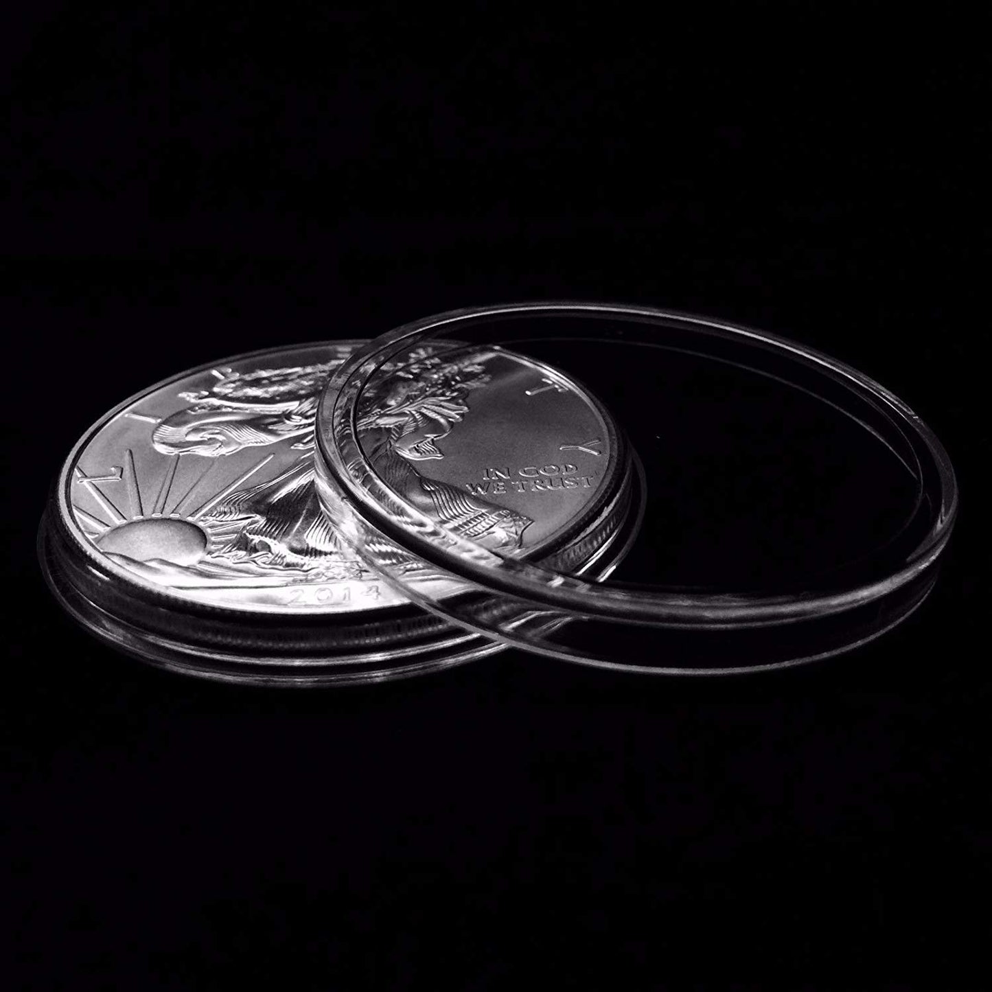 Guardhouse Box of 10 Direct Fit 40.6mm Coin Holders American Silver Eagles