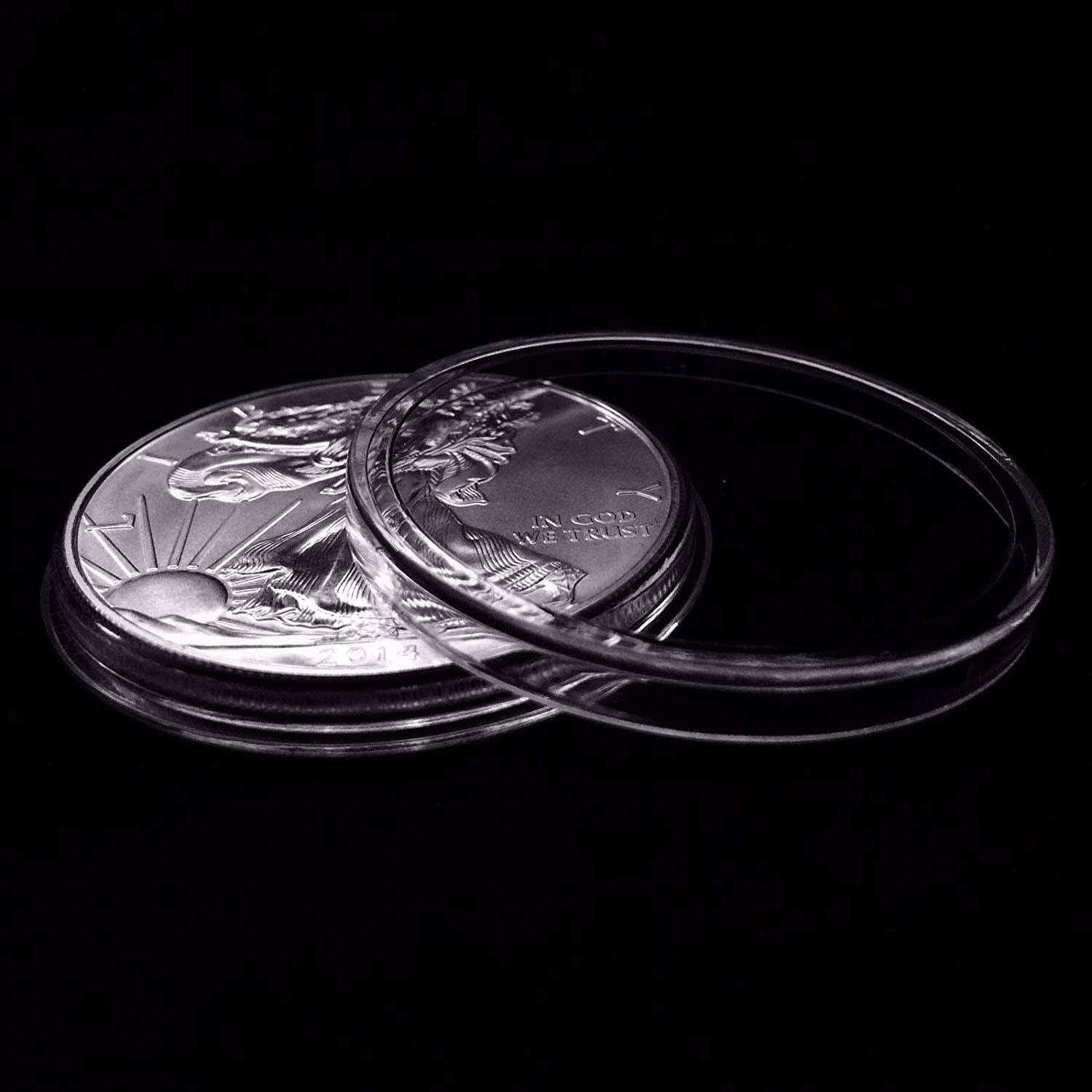 Guardhouse Box of 10 Direct Fit 40.6mm Coin Holders American Silver Eagles