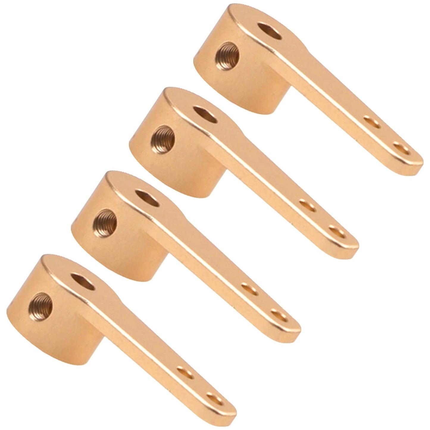 Vgoohobby 4PCS Aluminum RC Airplane Steering Servo Arm Horn Rocker Arms for RC Quadcopter Fixed Wing Parts (3mm)