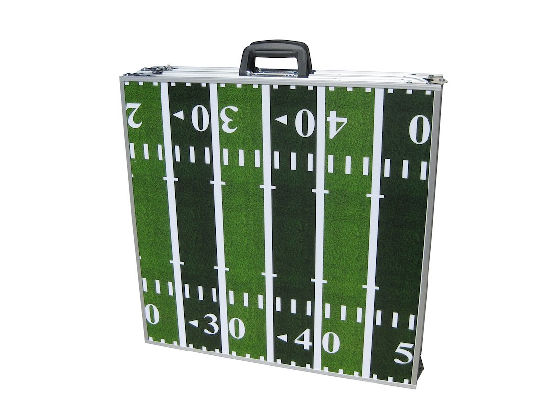 Football Field Game Pong Table with Predrilled Cup Holes
