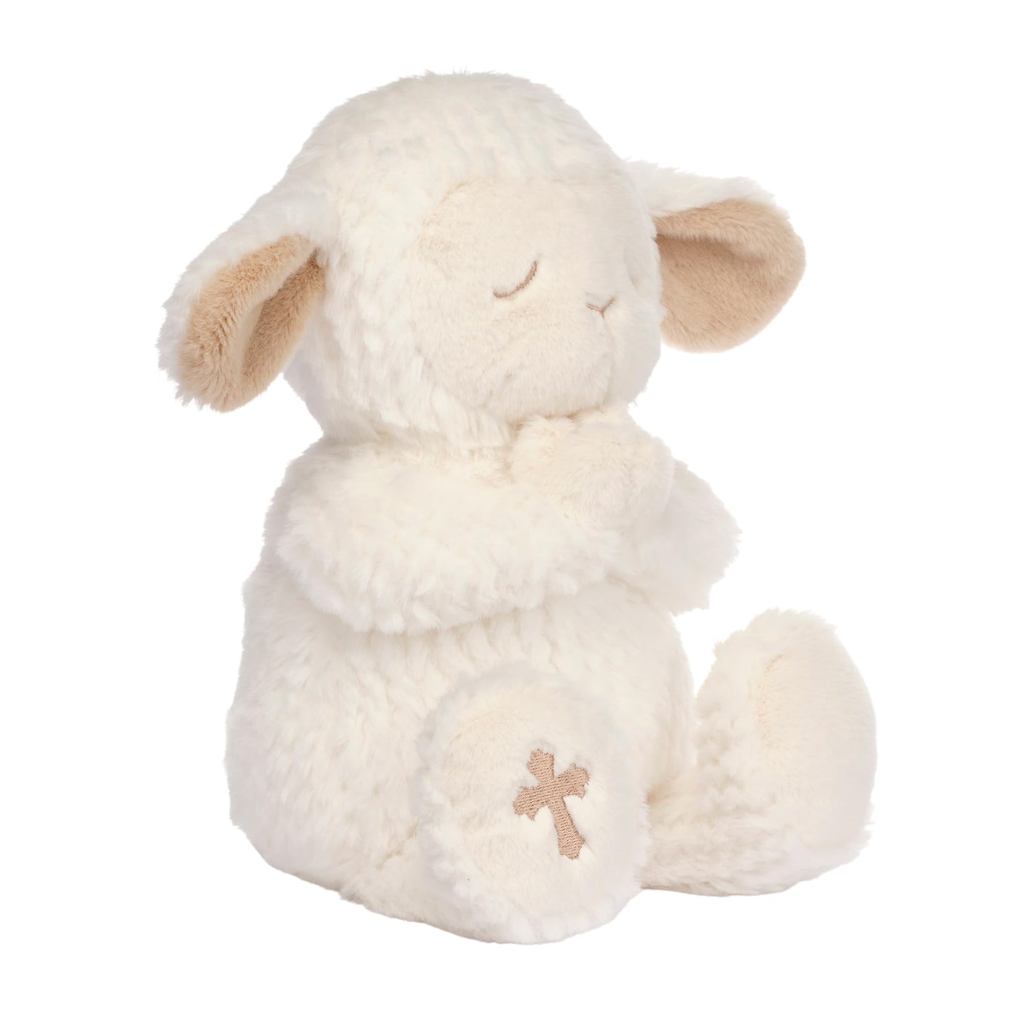 Lambs & Ivy Heaven Sent Praying Baptism Plush Lamb Stuffed Animal Toy - Mary