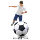 GoFloats Giant Inflatable Soccer Ball - Made From Premium Raft Grade Vinyl, Black & White 2.5 ft